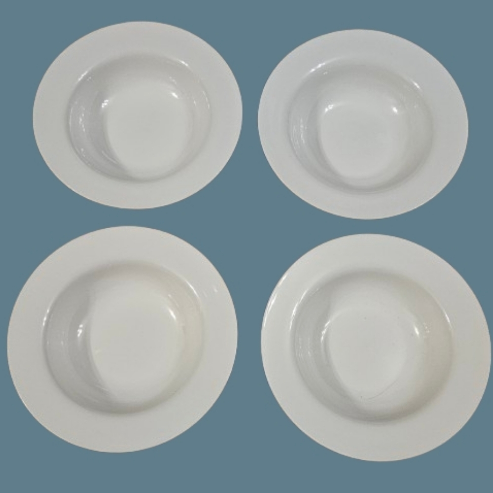 NWOT Pier 1 New Esssentials Classic Rim Soup/Salad Bowl Set Of 4 - Picture 3 of 5